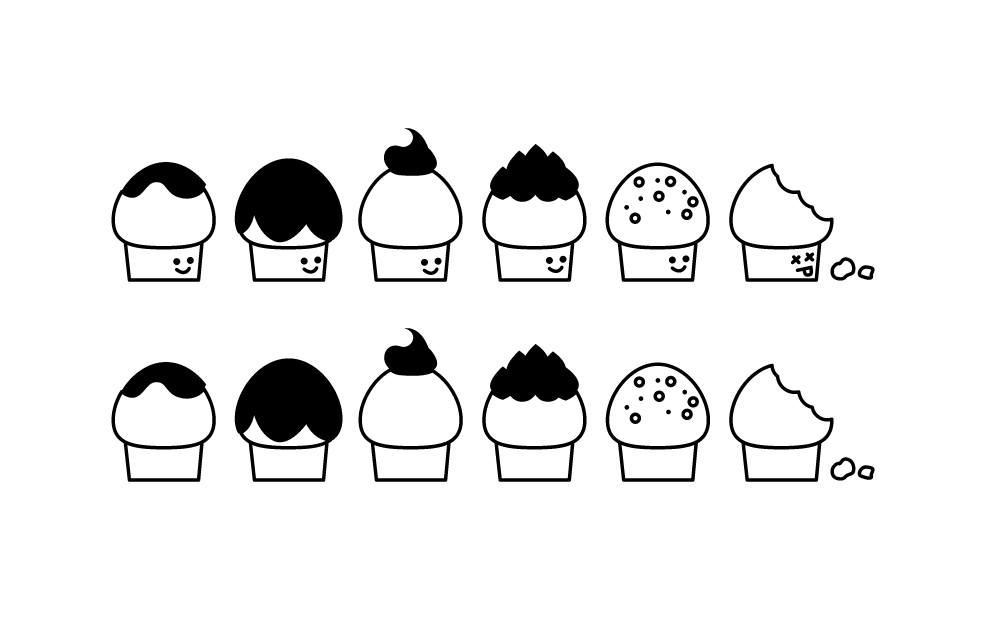 Dingbat "32 Cupcakes"