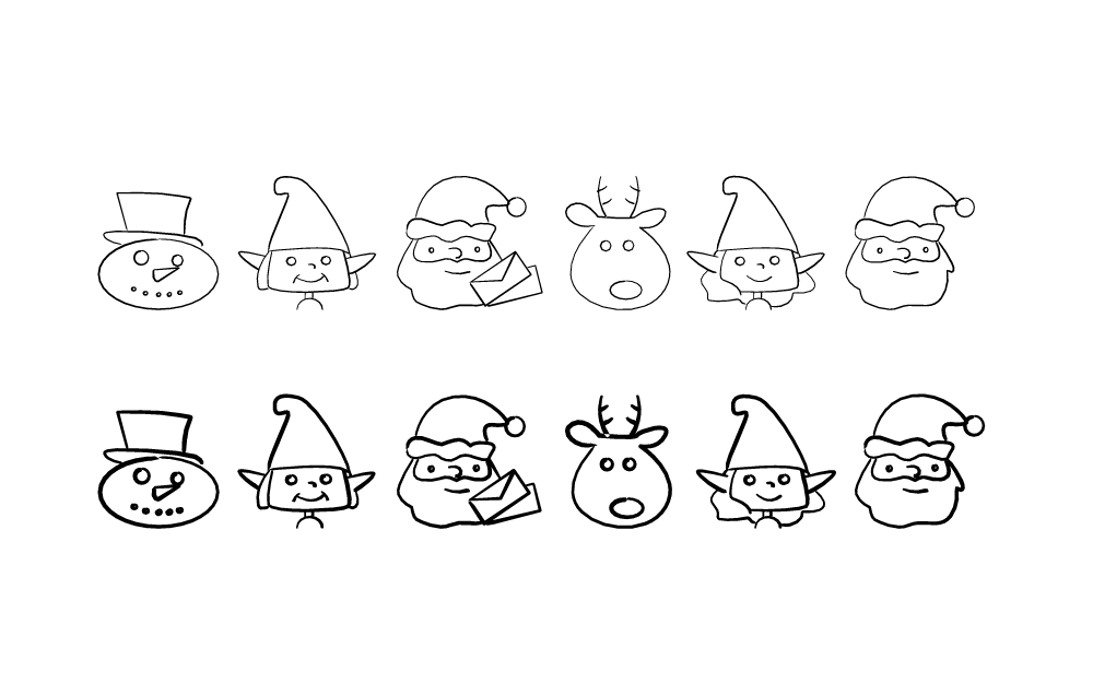 Dingbat "Christmas People Ding"