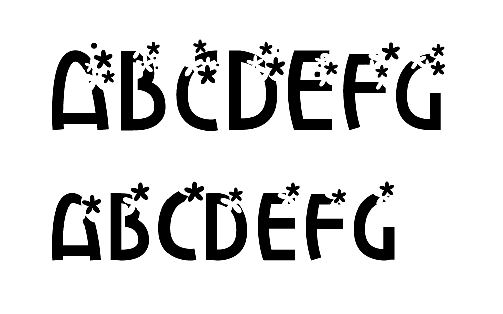 Font "Flower Explosion"