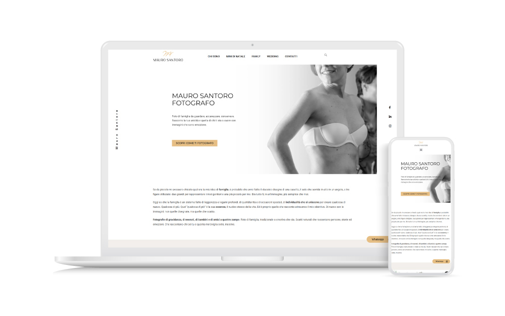 Sito Web Mauro Santoro Fotografo